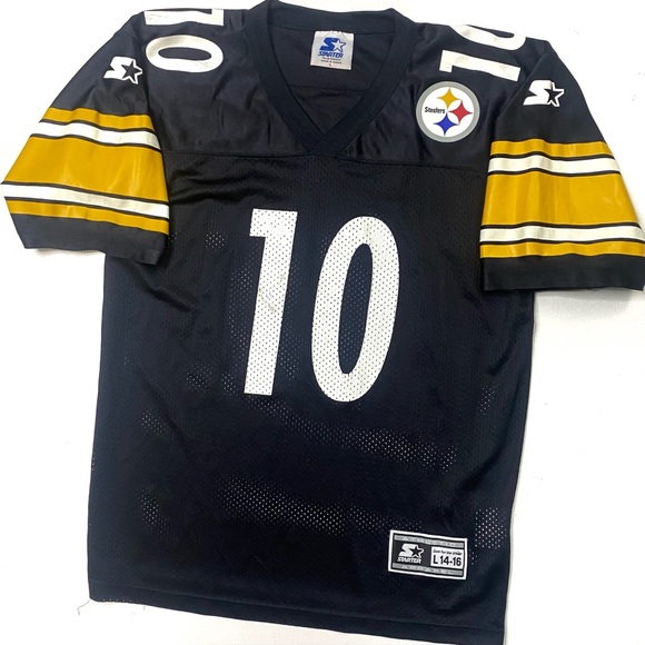 Vintage 90’s STARTER Pittsburgh Steelers Kordell Stewart #10 Football Jersey L - Picture 3 of 6